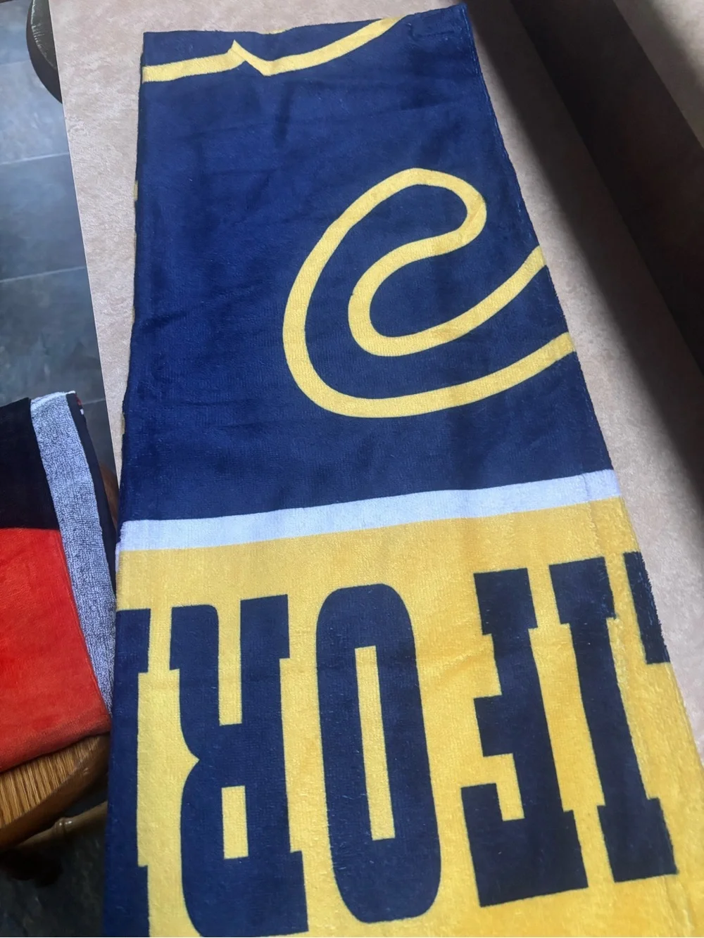 Wincraft Cal Golden Bears Navy and Yellow Beach Towel